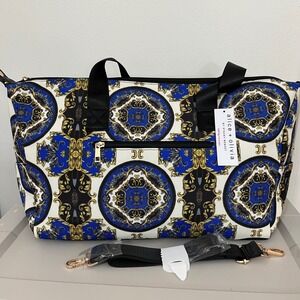 Alice + Olivia Duffel Crossbody Bag Regal Romance Baroque NEW Resort Travel Luxe